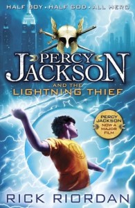 Percy Jackson and the Lightning Thief (Percy Jackson and the Olympians 1 of 7) by Rick Riordan Book Cover